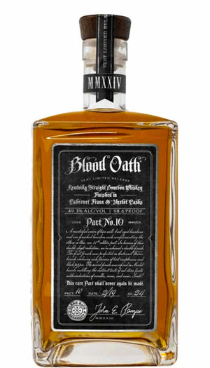 Blood Oath Straight Bourbon Pact no.10