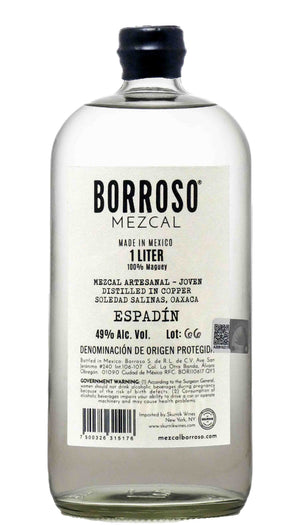 Borroso Mezcal Espadin Artesanal 49%