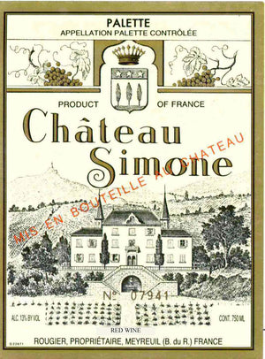Château Simone Palette Rouge 2019