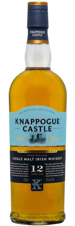 Knappogue Castle 12 Yr. Irish Single Malt Whiskey