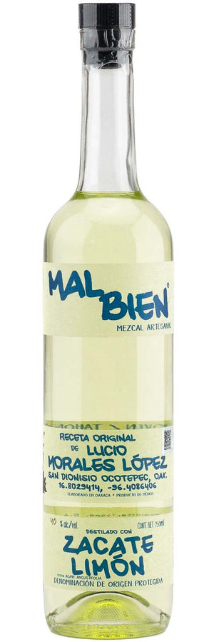 Mezcal Mal Bien Zacate Limón