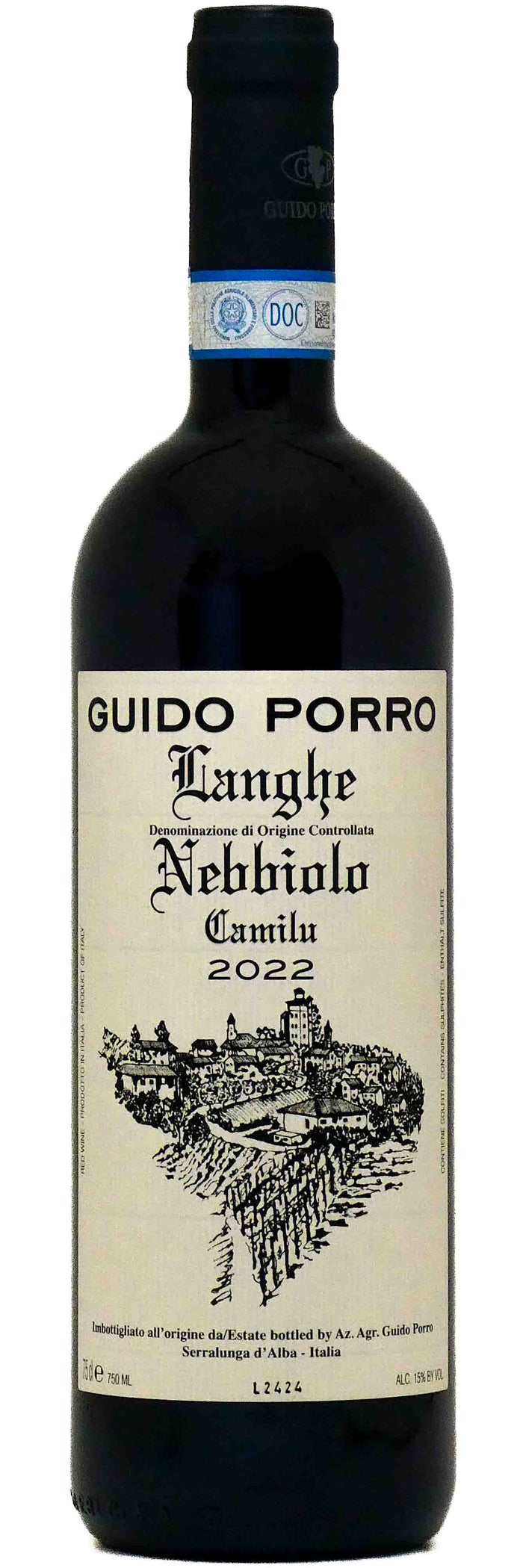 Guido Porro Langhe Nebbiolo "Camilu" 2022