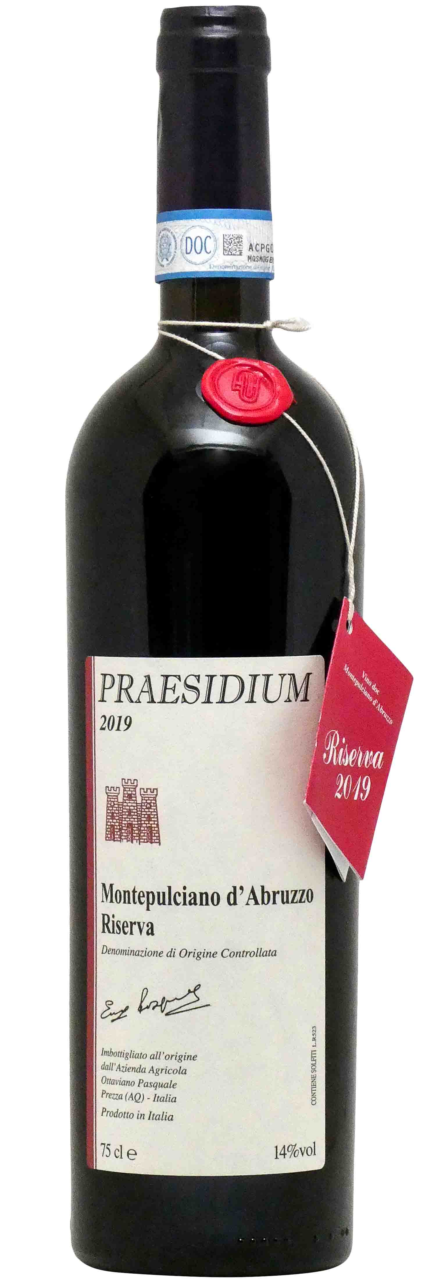 Praesidium Montepulciano d'Abruzzo Riserva 2020 – Woodstock Wine