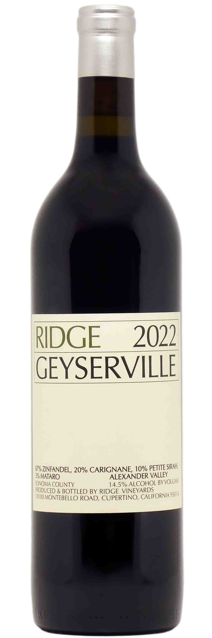 Ridge Vineyards Geyserville 2022