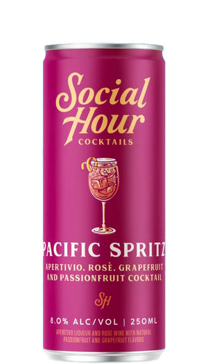 Social Hour Pacific Spritz 250ml 4 Pack
