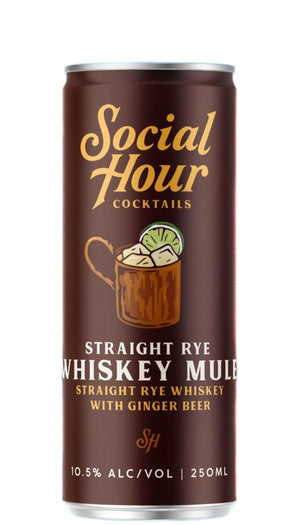 Social Hour Whiskey Mule 250ml 4 Pack