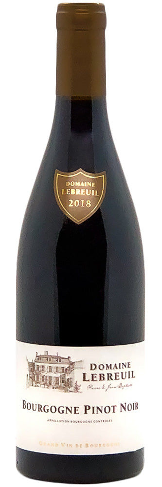 Domaine Lebreuil Bourgogne Rouge 2018